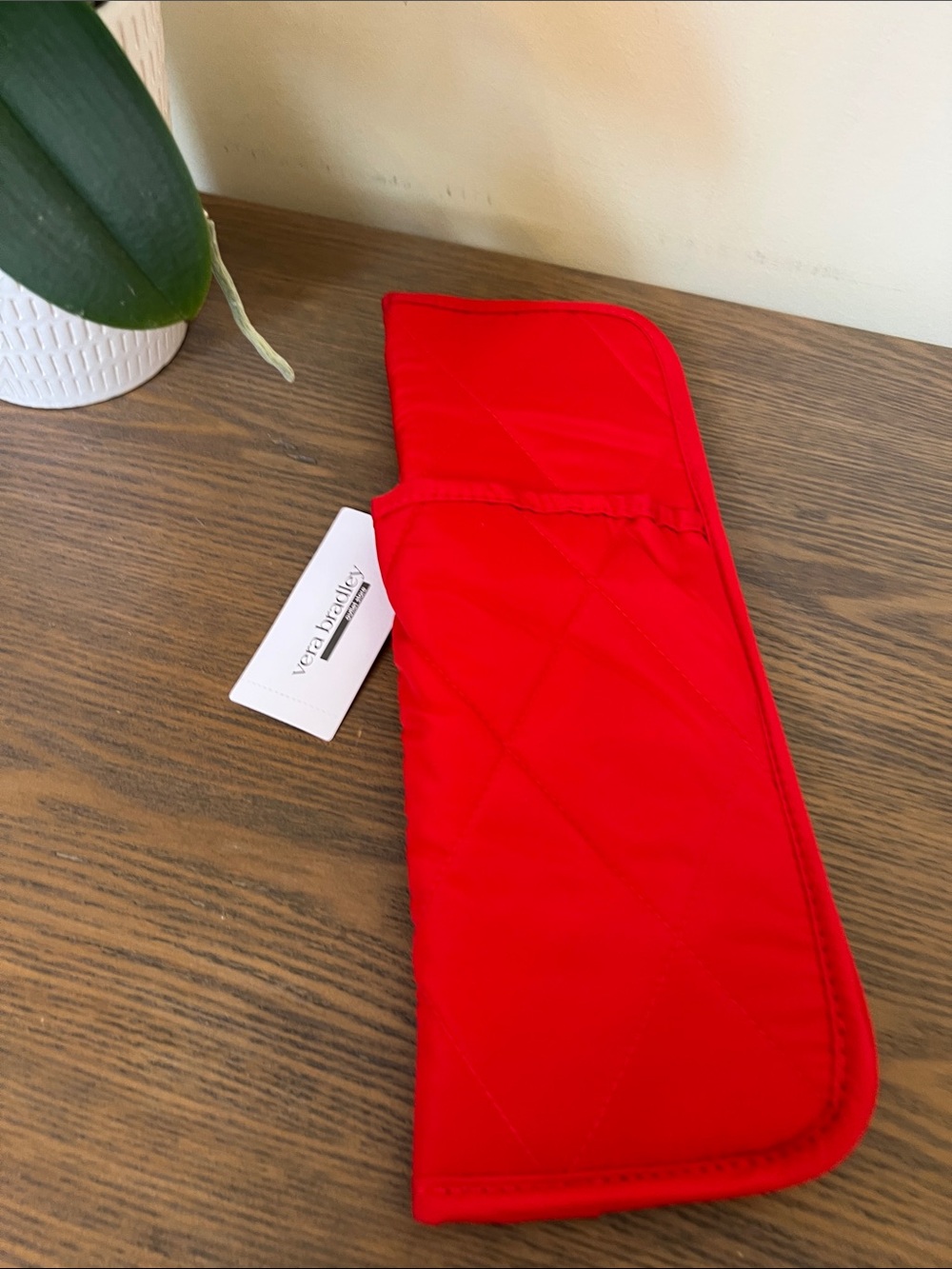 NEW Vera Bradley Curling & Flat Iron Cover in Goji Berry Red - Ultralight